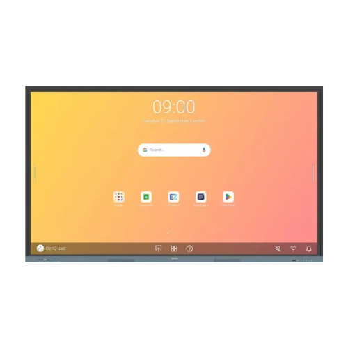 BenQ RE6504 65 Inch 4K UHD Education Interactive Flat Panel Display with additional Camera