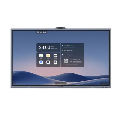 MAXHUB V7550 75" 4K UHD Interactive Flat Panel With OPS, Built-in Triple Camera & Microphone